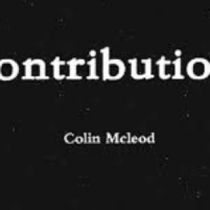 Contributions by Colin Mcleod