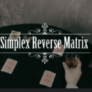 Simplex Reverse Matrix by Mr Pearl