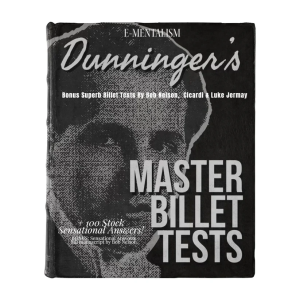 e-mentalism - Dunninger's Master Billet Tests