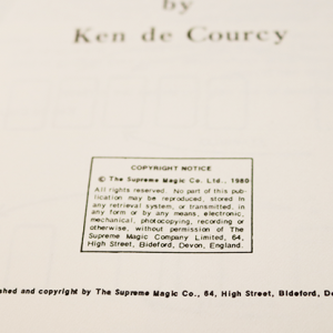 Ken de Courcy - 33 Tricks with the P.A.T.E.O. Force
