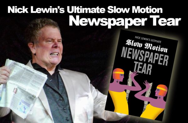 Nick Lewin - Ultimate Slow Motion Newspaper Tear