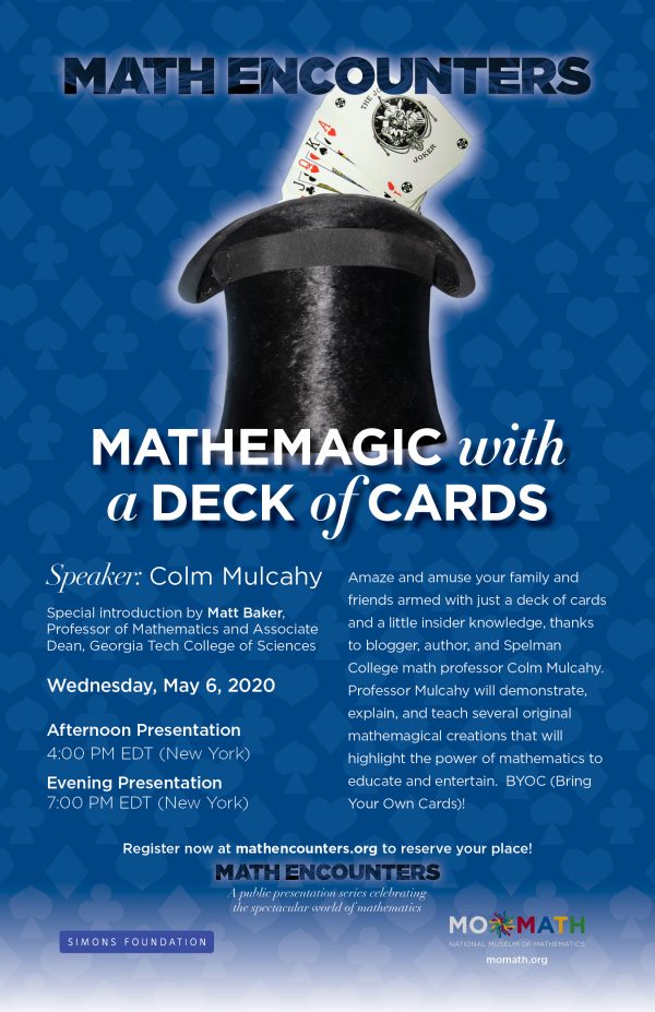 Colm Mulcahy - Mathematic With A Deck of Cards Lecture