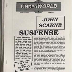 Karl Fulves - Underworld · Magic magazine Issue 08