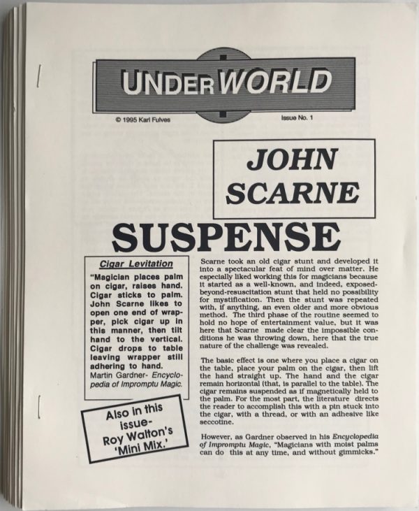Karl Fulves - Underworld · Magic magazine Issue 08