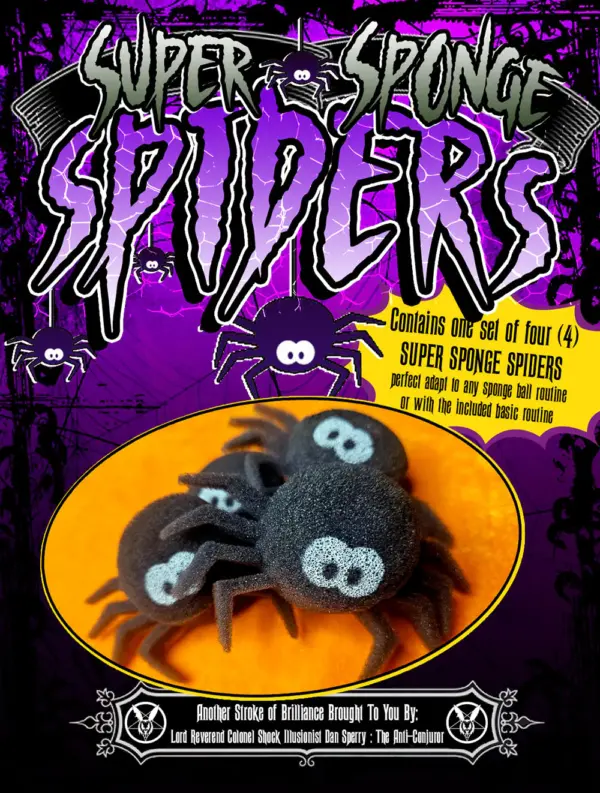 Super Sponge Spiders Sponge Ball Set (New 2025)