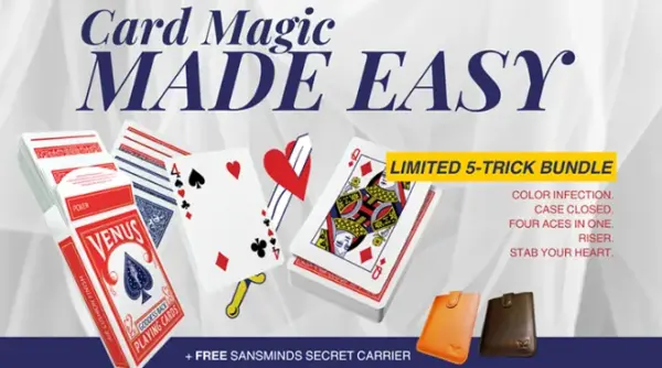 Card Magic Made Easy: Limited 5 - Trick Bundle by SansMinds