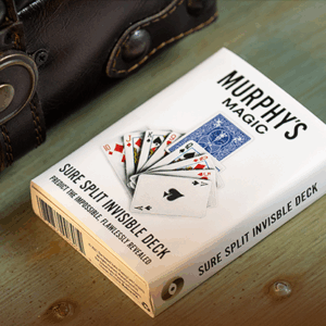 SURE SPLIT Invisible Deck Bicycle by Murphy's Magic (New 2025)