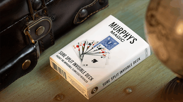 SURE SPLIT Invisible Deck Bicycle by Murphy's Magic (New 2025)