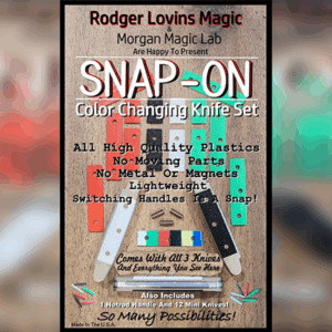 SNAP-ON Color Changing Knife Set by Rodger Lovins (New 2025)